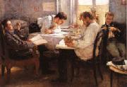 Leonid Pasternak The Night before the Examination china oil painting reproduction